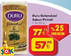 DURU GELENEKSEL SABUN PİRİNALI